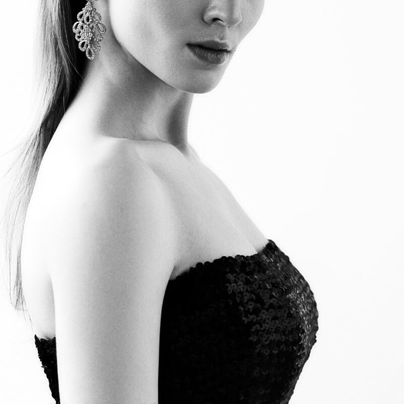 woman's shapely body